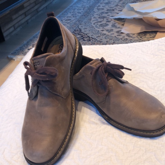 ECCO Nubuck Men’s Leather Comfort Shoes - US 10/ 43 EU Nice main image 6